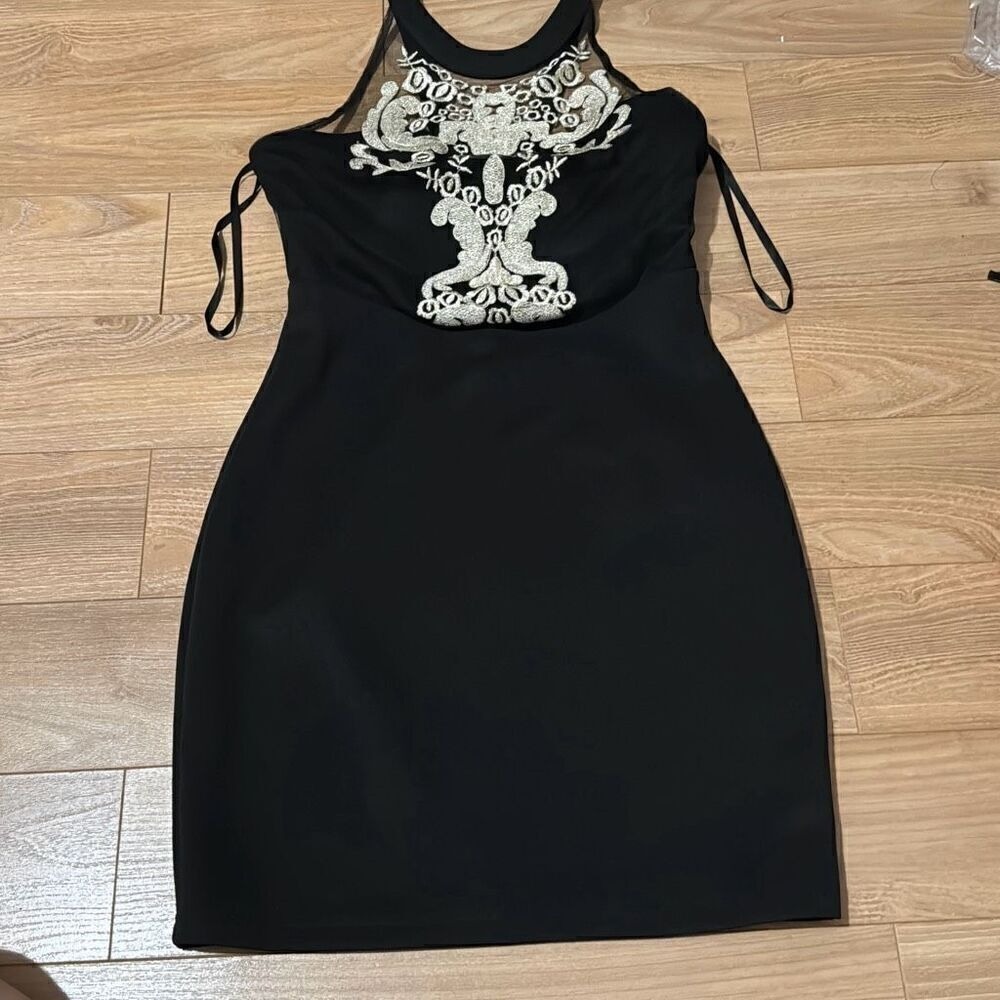 Wow couture‎ black mini dress size small